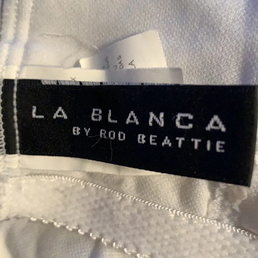LA BLANCA Tropical Swimsuit Tankini Top 12 - Picture 3 of 5